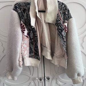 Free people Anthropologie jacket sweater